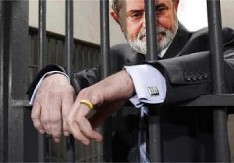 El expresidente Luiz Inácio Lula da Silva en la cárcel.