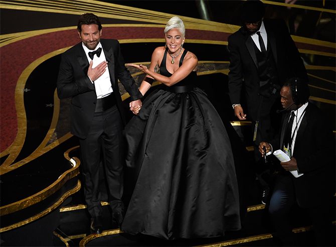 Lady Gaga en los oscar.