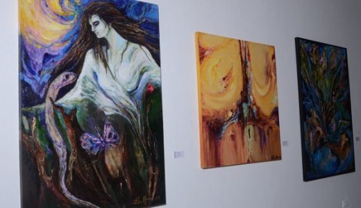 Obras de la artista Elsa Nuñez.