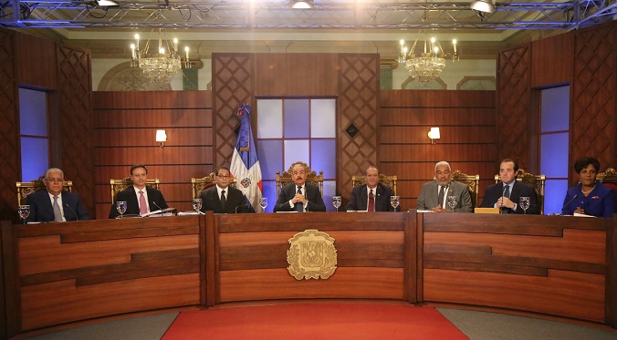 Miembros del Consejo Nacional de la Magistratura (CNM).