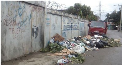Problema de basura en Los Alcarrizos.