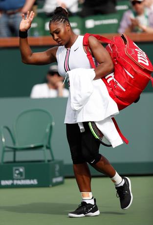 Serena Williams sale de competencia.