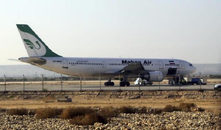 Avión de la aerolínea iraní Mahan Air.