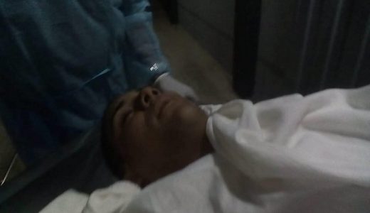  Reynaldo de Jesús (De Hilo) mientras era atendido en hospital de Nagua.