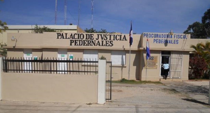 Sede del Palacio de Justicia de Pedernales.