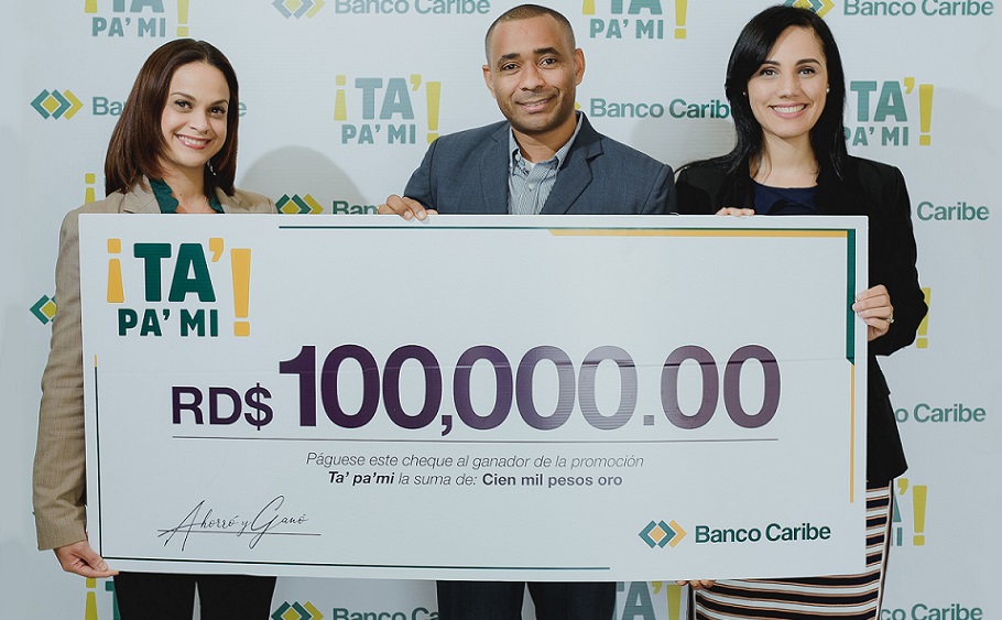 Ganador promoción de ahorro de Banco Caribe.