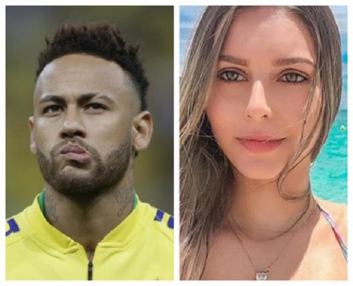 Neymar y Najila Trindade Mendes de Souza.