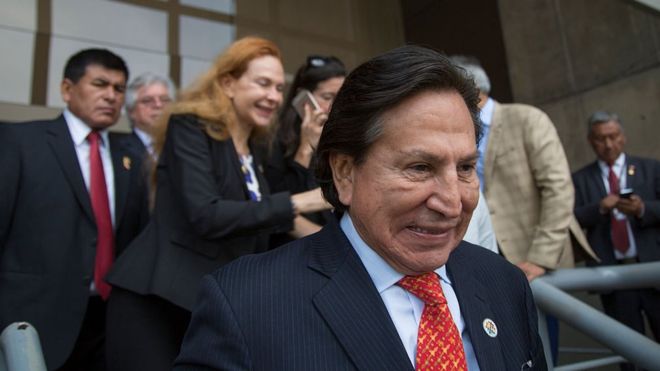 Detienen expresidente peruano Alejandro Toledo por caso Odebrecht.