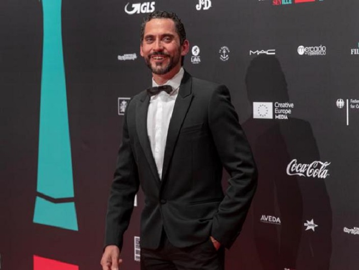 El actor y director español Paco León posa en una alfombra roja. (Foto EFE-Julio Muñoz)