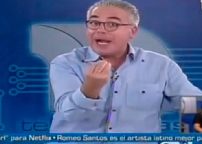 Roberto Cavada insulta empleado de Telenoticias.