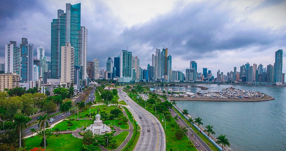 Ciudad de Panamá urbe de Centroamérica.