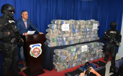 Decomisan 471 paquetes de cocaína en Puerto Caucedo.
