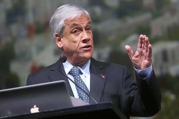 Sebastián Piñera presidente de Chile.