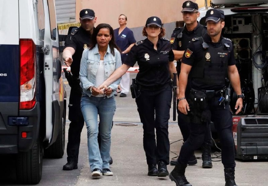 Ana Julia Quezada, autora confesa de la muerte del niño Gabriel Cruz, es trasladada a la Audiencia Provincial de Almería este miércoles. (Foto EFE/Ricardo García)