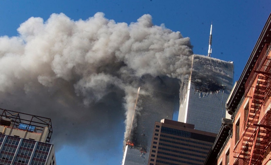 Donald Trump encabeza los actos a 18 años del atentado a las Torres Gemelas.