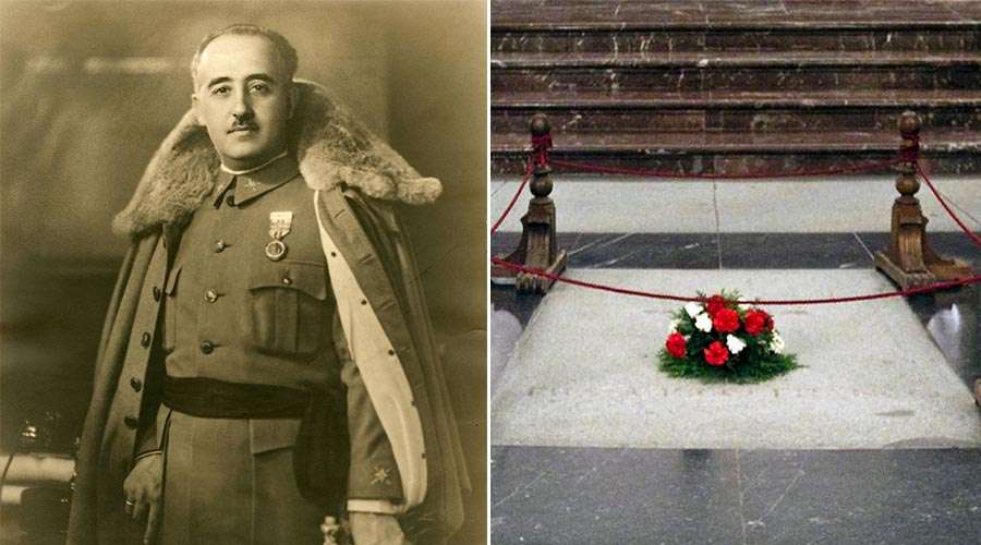Tumba del dictador Francisco Franco en el Valles de los Caídos, España. (Foto: externa)