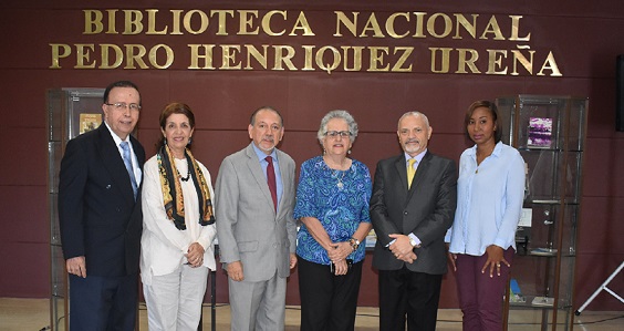 Aníbal Gómez, Linda Castillo, Diómedes Núñez Polanco, Célida Alvarez, Santo Acevedo y Rody Rodríguez.(Foto externa)
