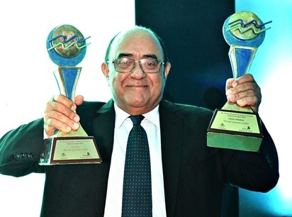 Gran ganador del premio Epifanio Lantigua Manuel Quiterio Cedeño.(Foto externa)