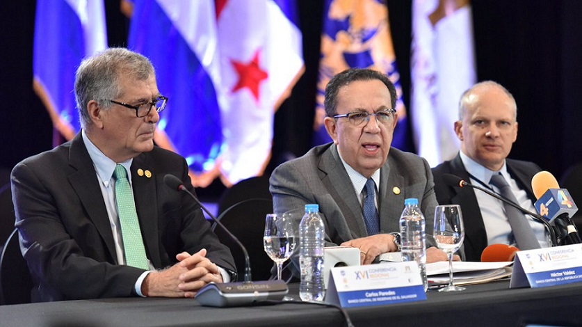 Presidente del BC participa en Conferencia Regional Centroamérica.