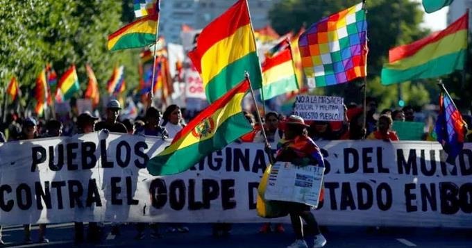 Manifestaciones en Bolivia.(Foto externa)