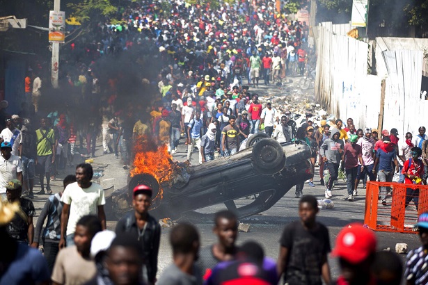 Manifestaciones en Haití.(Foto externa)