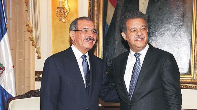 Danilo Medina y Leonel Fernández(Foto externa)