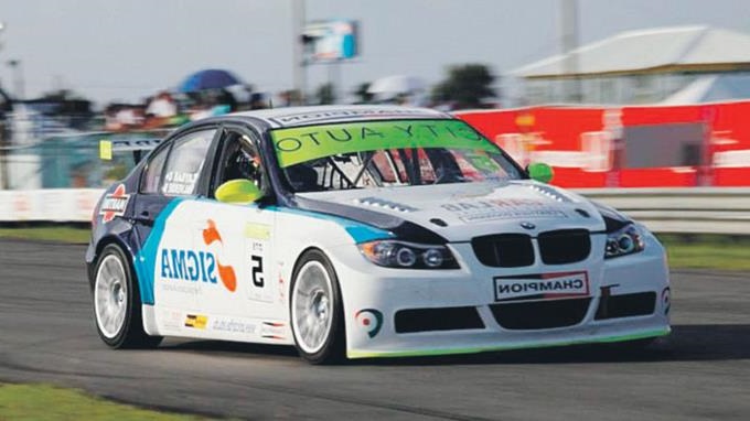 El BMW BTCC de Tonino Aybar a bordo del cual buscará llevárselo todo durante el Toyota Grand Prix el domingo en el Autódromo Petronan.