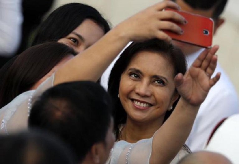 La vicepresidenta de Filipinas Leni Robredo.