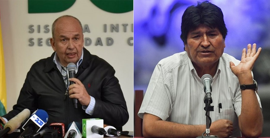 Arturo Murillo y Evo Morales.