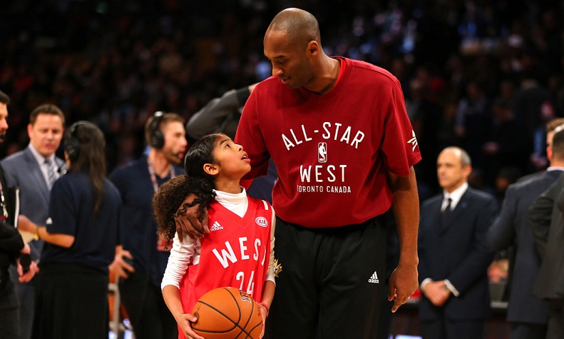 Kobe Bryant y su hija Gianna. (Foto: Getty Imágenes )