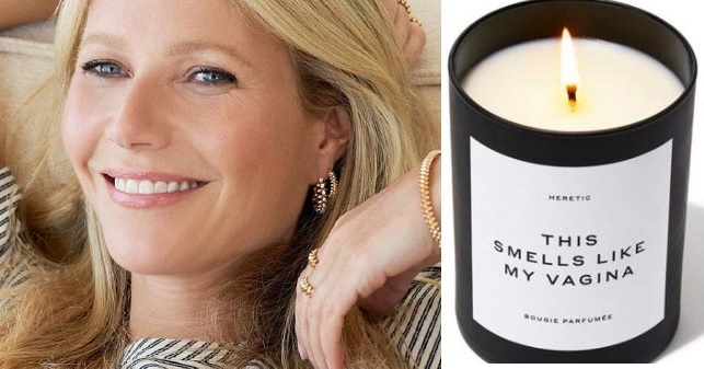 Actriz Gwyneth Paltrow agota venta de vela que huele como su vagina.(Foto: externa)