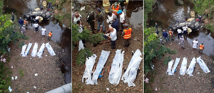 al menos 6 muertos al caer yipeta en río de Monte Plata