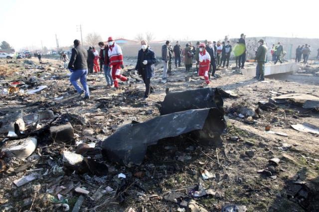 A si quedo el lugar donde cayó el avión ucraniano con 180 personas a bordo.(Foto: externa)
