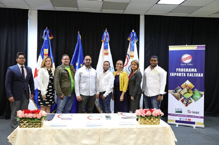 Directivos del Centro de Exportación e Inversión de la República Dominicana. (Foto: externa)