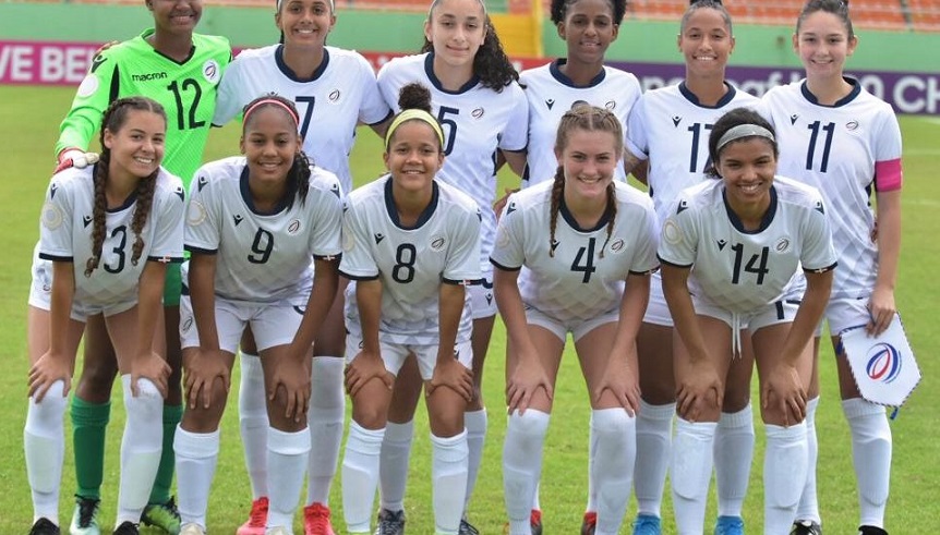 Equipo femenino de futbol dominicano para Sub-20.