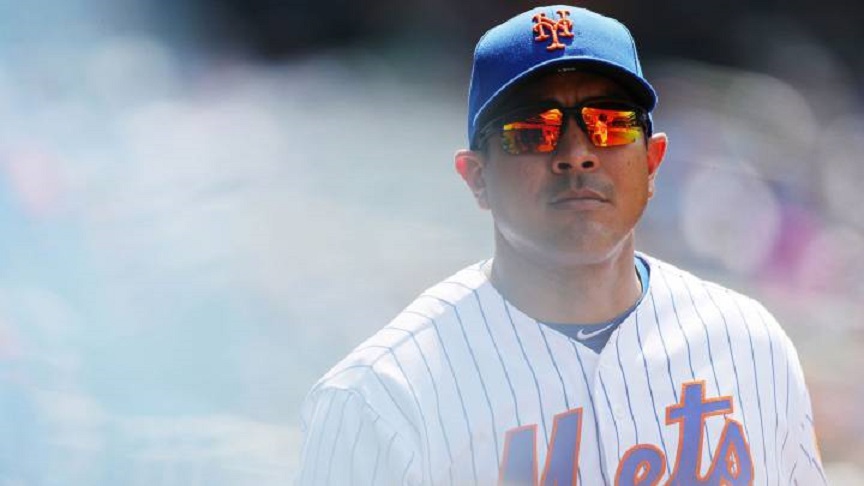 Luis Rojas manager de los Mets de Nueva York.