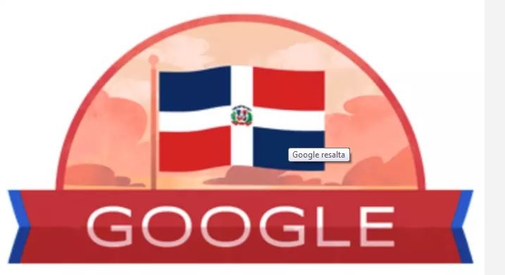 Google enaltece dominicanidad coloca bandera de República Dominicana en portada de su buscador. (Foto: externa)
