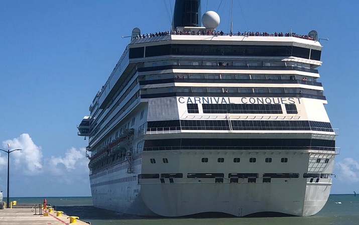 Crucero llega por puerto Amber Cove en Puerto Plata.