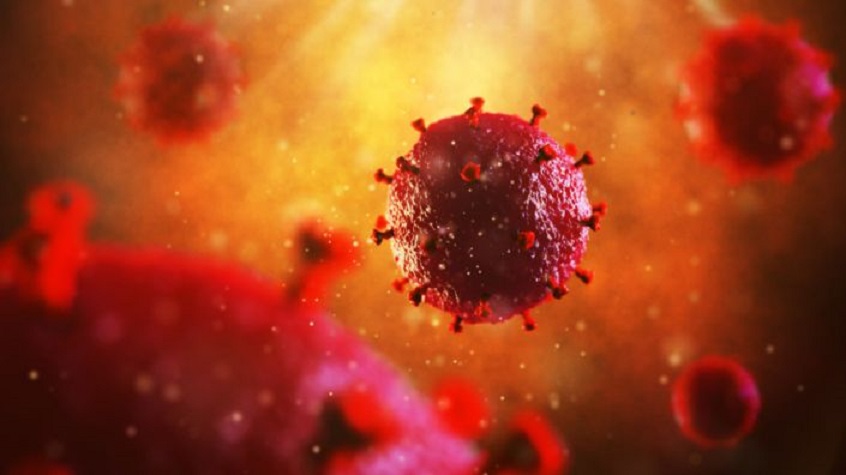 Ilustración de un virus del VIH. (Fuente: Artem Egorov via Getty Images)