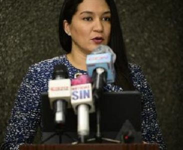 Lucy Objío, representante de la firma de abogados. (Foto: Víctor Ramírez)