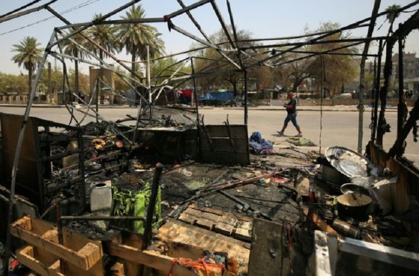 Dos manifestantes muertos en enfrentamientos en Bagdad.