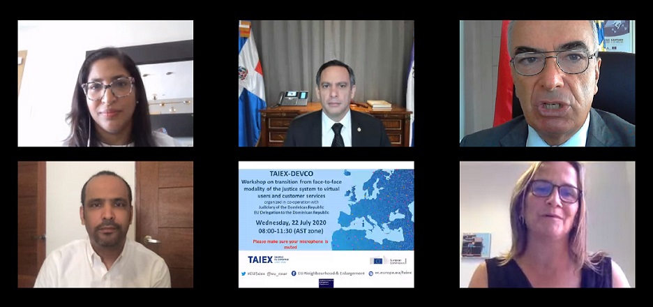 Seminario virtual de la Unión Europea sobre justicia.
