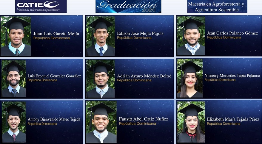 Se gradúan 17 estudiantes dominicano en CATIE.