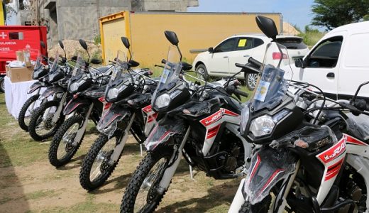 Motocicletas donadas por UNFPA al MSP y SNS.