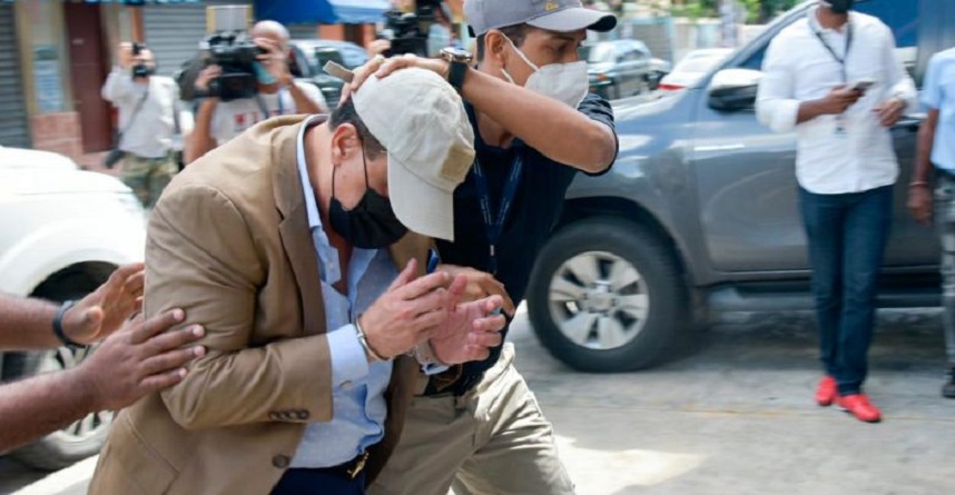 Juan Alexis Medina Sánchez, hermano del expresidente Danilo Medina, apresado por supuesta corrupción.