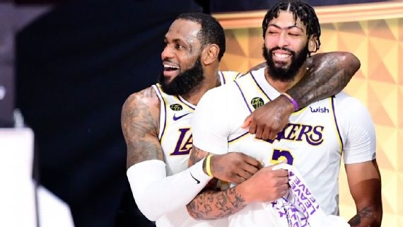 LeBron James y Antony Davis debutan en la pretemporada de Lakers.