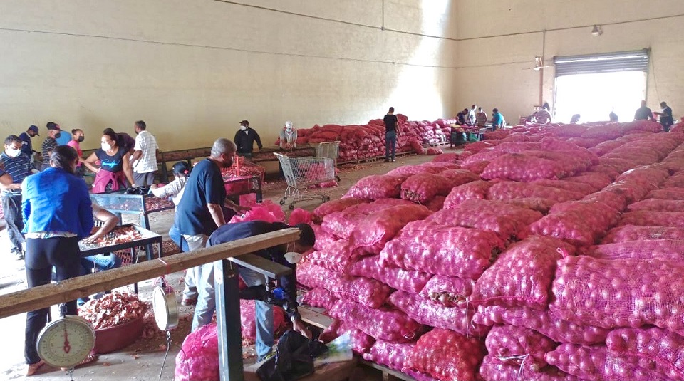Inespre vende cebolla barata en locales diferentes provincias.