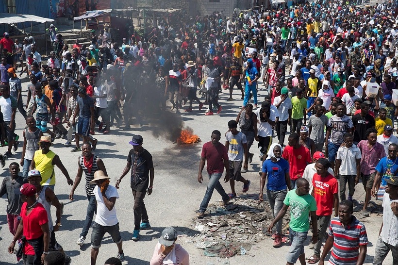 Huelgas sacuden a Haití por segundo día consecutivo.