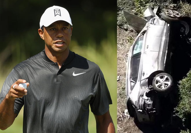 Tiger Woods sufre accidente de tránsito.