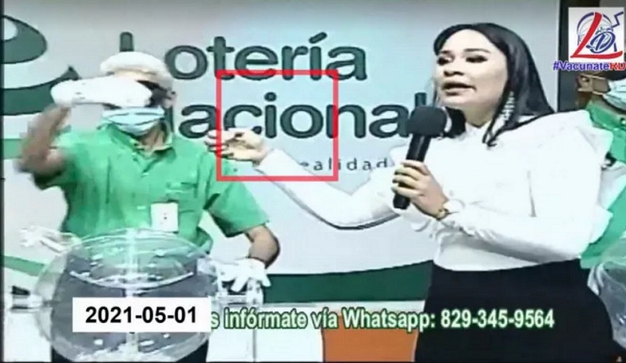 Acusan locutora Valentina Rosario Cruz de participar en fraude Lotería Nacional.